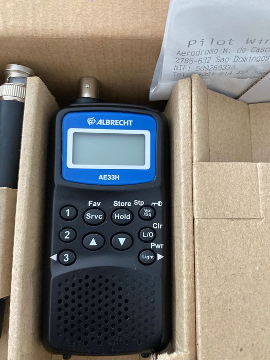 Albrecht ae33H radio vhf/uhf NOVO