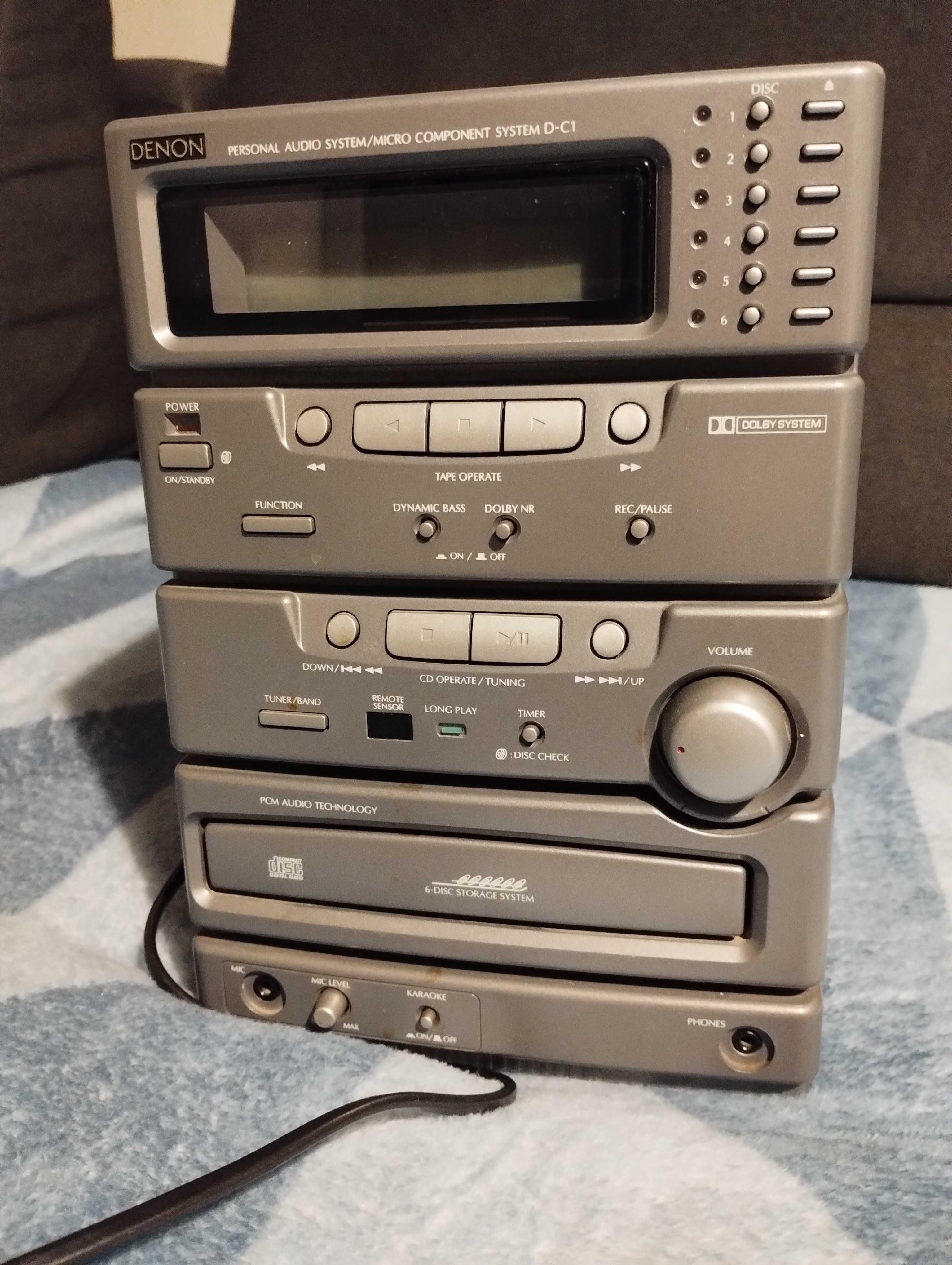 miniwieża Denon DC-1 plus pilot RC-193