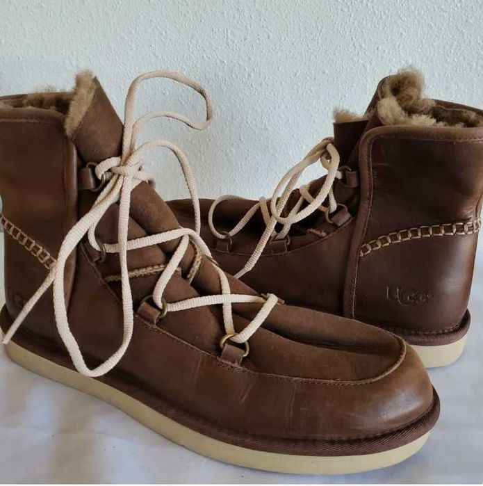 UGG  LEATHER/Угги /мужские/ чоловічі/MOCCASIN BOOTS Сапоги/Ботинки