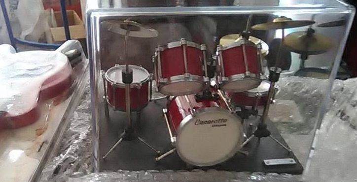 Bateria 8 Peças (mini) (Caixa em Acrílico)