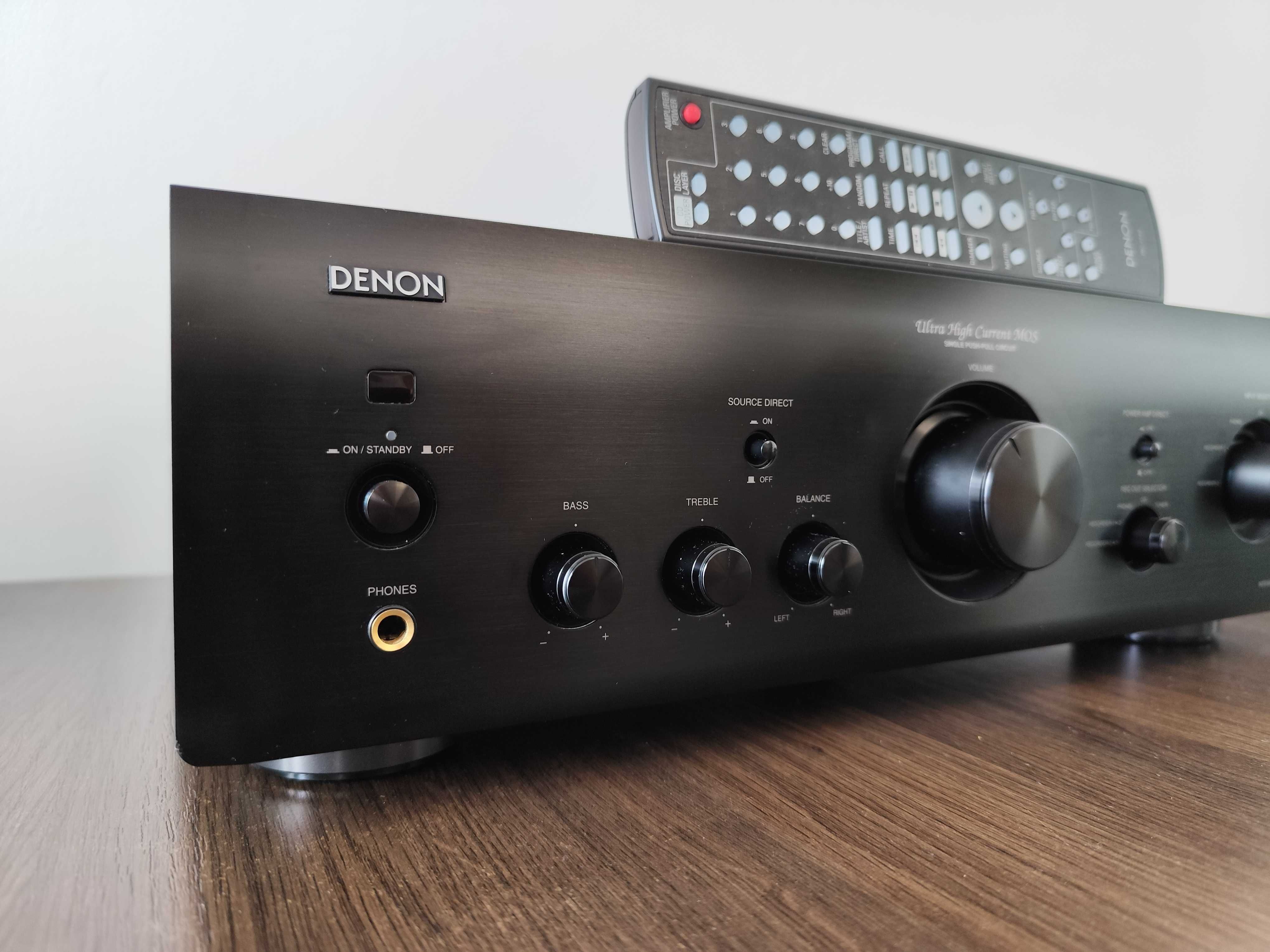 Wzmacniacz DENON PMA 1510ae + oryginał pilot, stan PIĘKNY