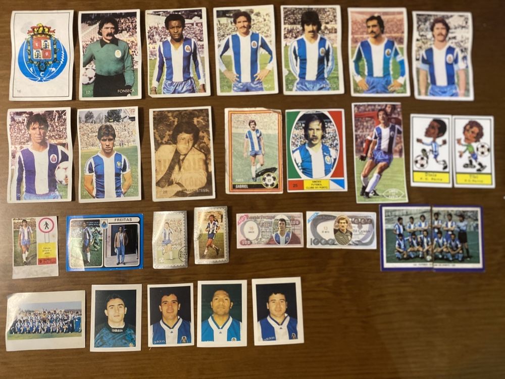 Lote 1: de cerca 125 cromos futebol clube do porto 70/80/90