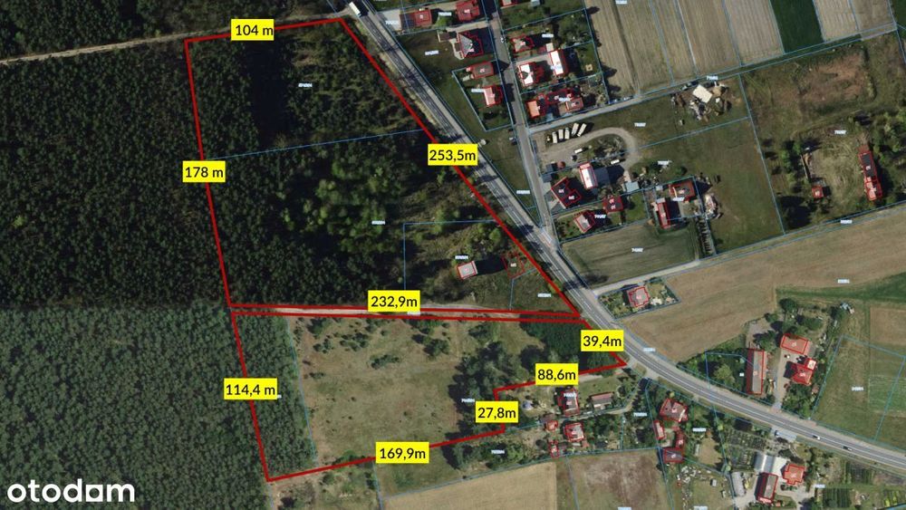 Działka usługowa,4,9ha przy Dk11 blisko  S11,