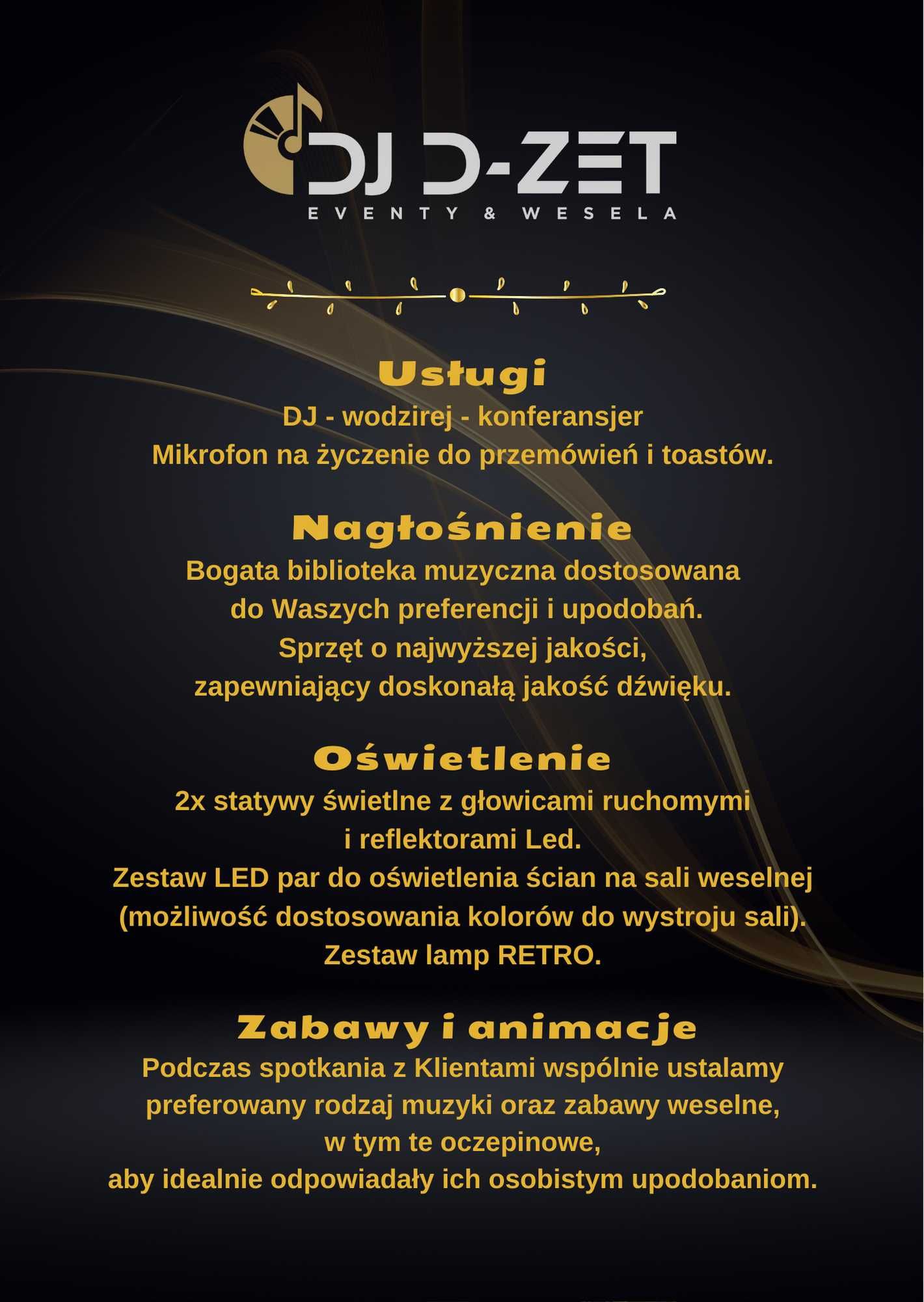 Dj / Wodzirej / Konferansjer na twoje Wesele, event, Urodziny