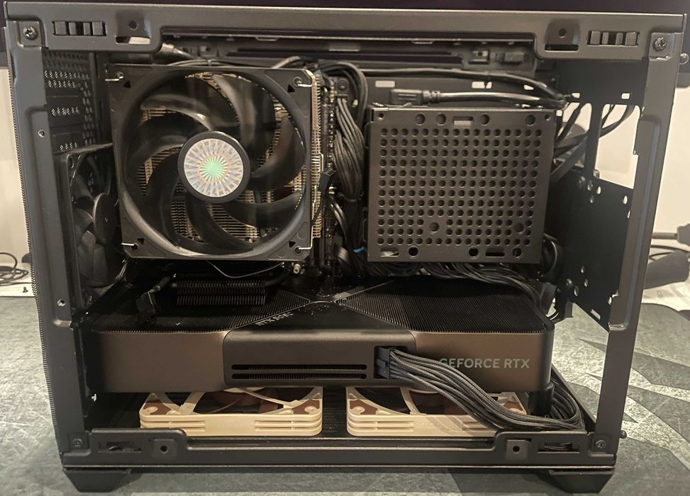 Cooler CPU Noctua NH-L12Sx77 Low-Profile+Ventoinha 120+Ventoinha 92