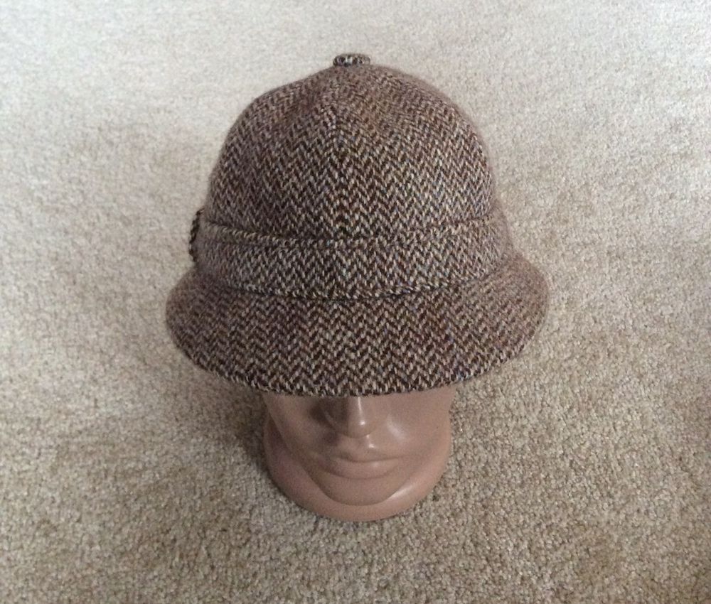 Шляпа Dunn & Co Harris Tweed шерсть Британия на голову обьемом 54 см