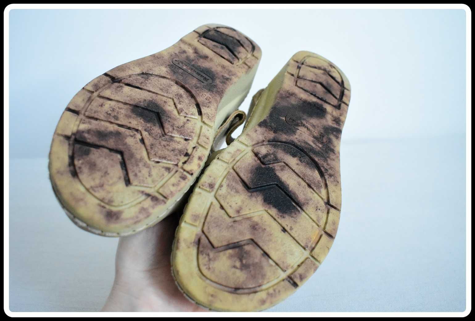 TRIPOL Buty damskie skórzane sandały rozmiar 38