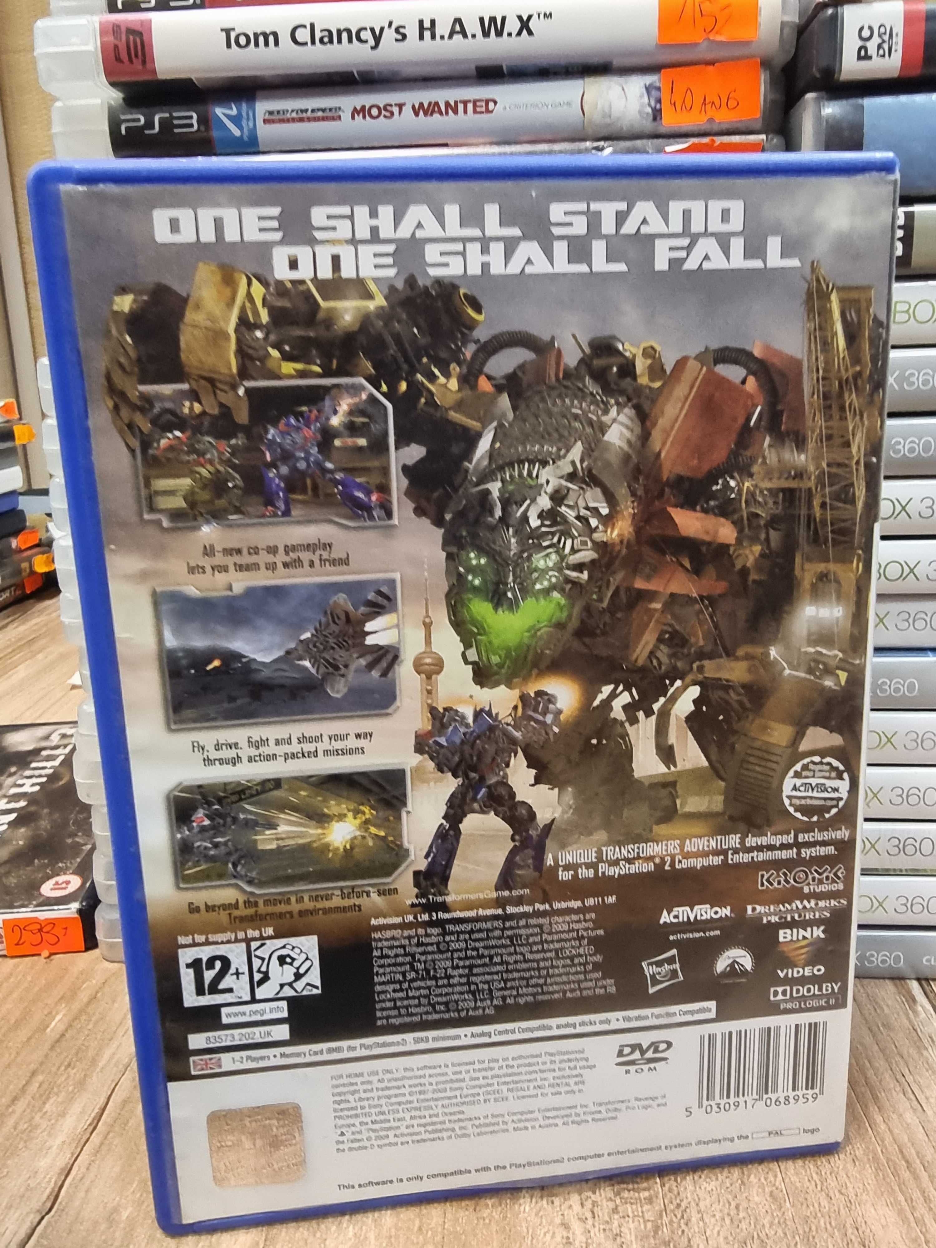 Transformers: Revenge of the Fallen  PS2 Sklep Wysyłka Wymiana