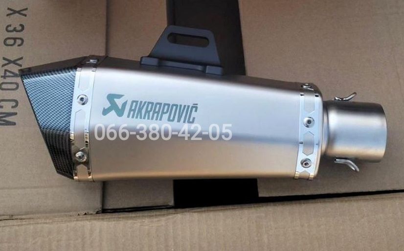 Глушитель для мотоцикла мото техники гравировка Akrapovic мото выхлоп