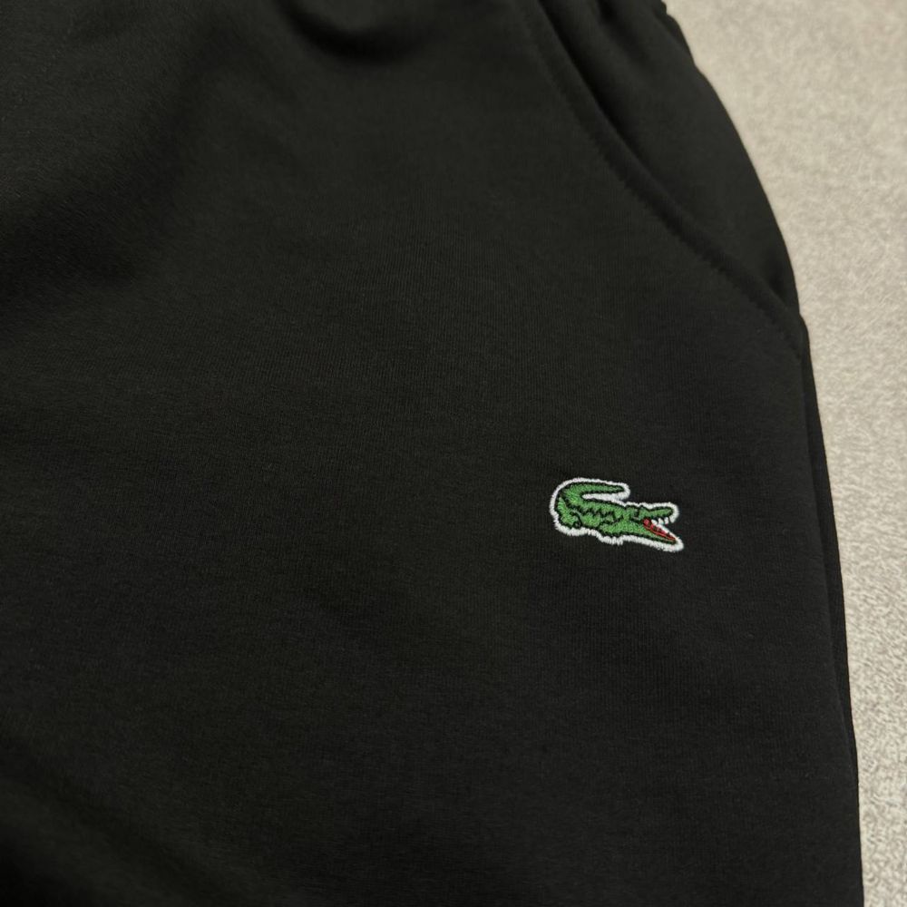 NEW COLLECTION! Мужские спортивные штаны Lacoste черные размеры S-XXL