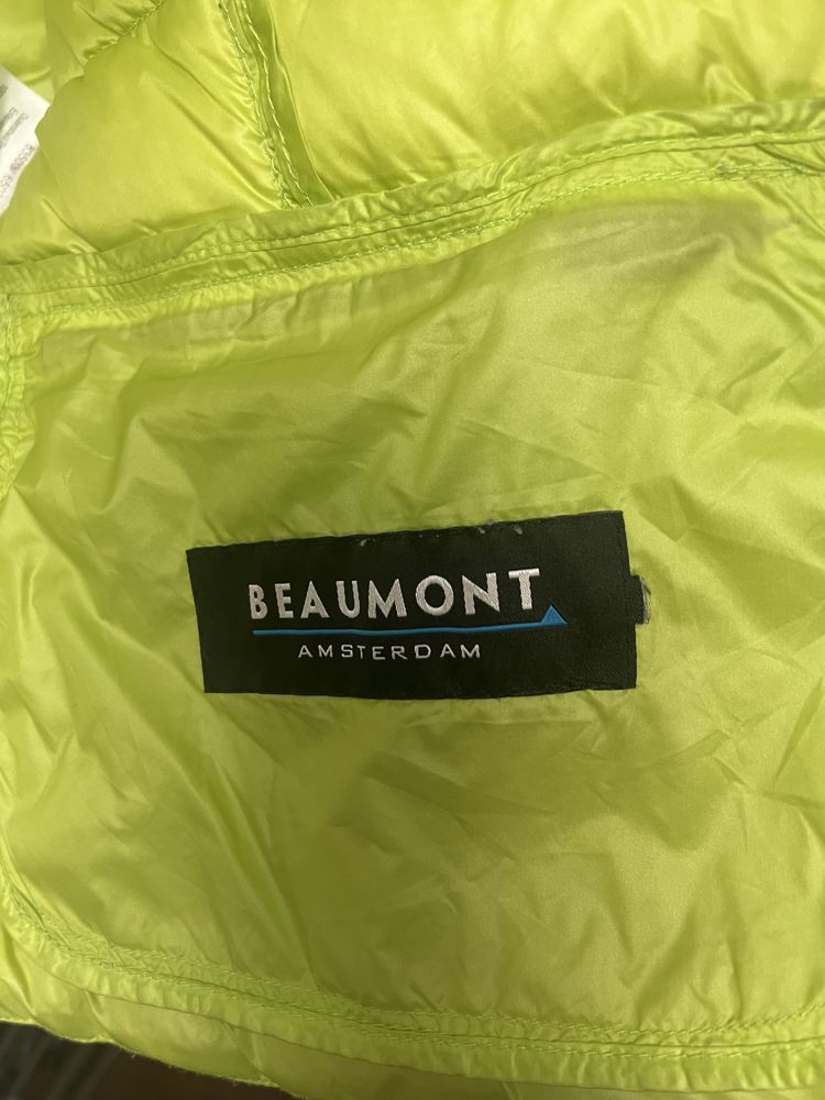 Beaumont kurtka puchowa L 40 przejściowa damska zielona neon