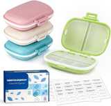 Organizer Na Tabletki Suplementy Zestaw 4 szt.