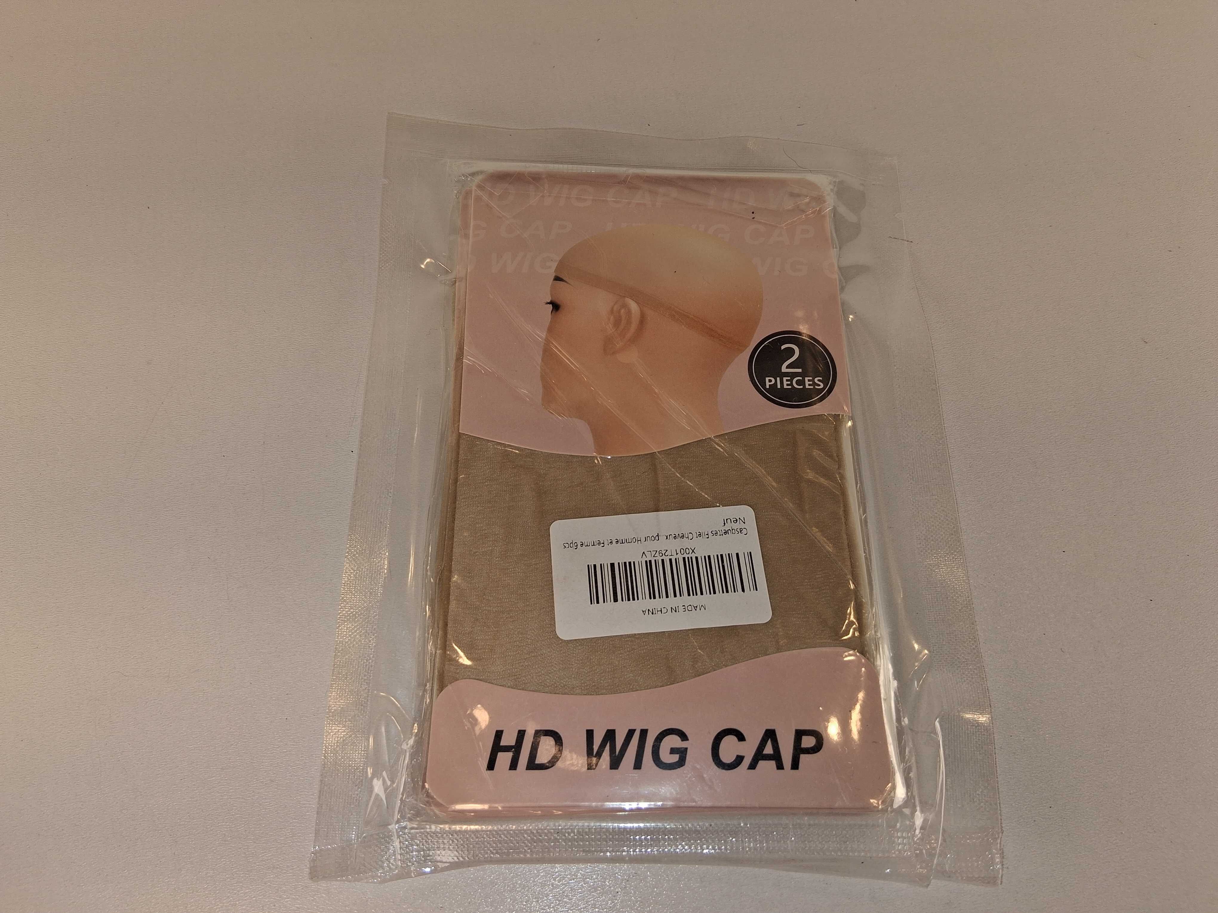 E035 Zestaw 2 Sztuki HD Wig Cap Czepek Pod Perukę Ultracienki Oddychaj