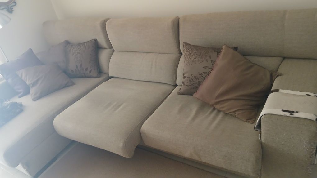 Sofa com chaise longe