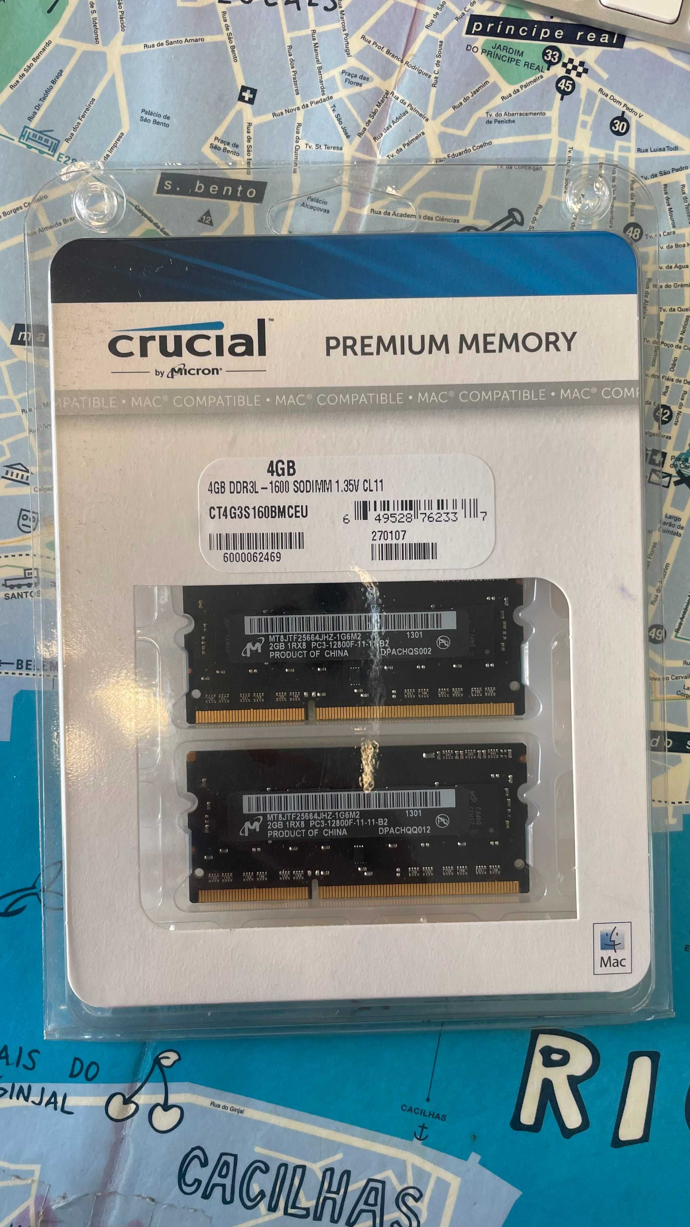 Crucial Premium Memory Storage 4GB for MAC