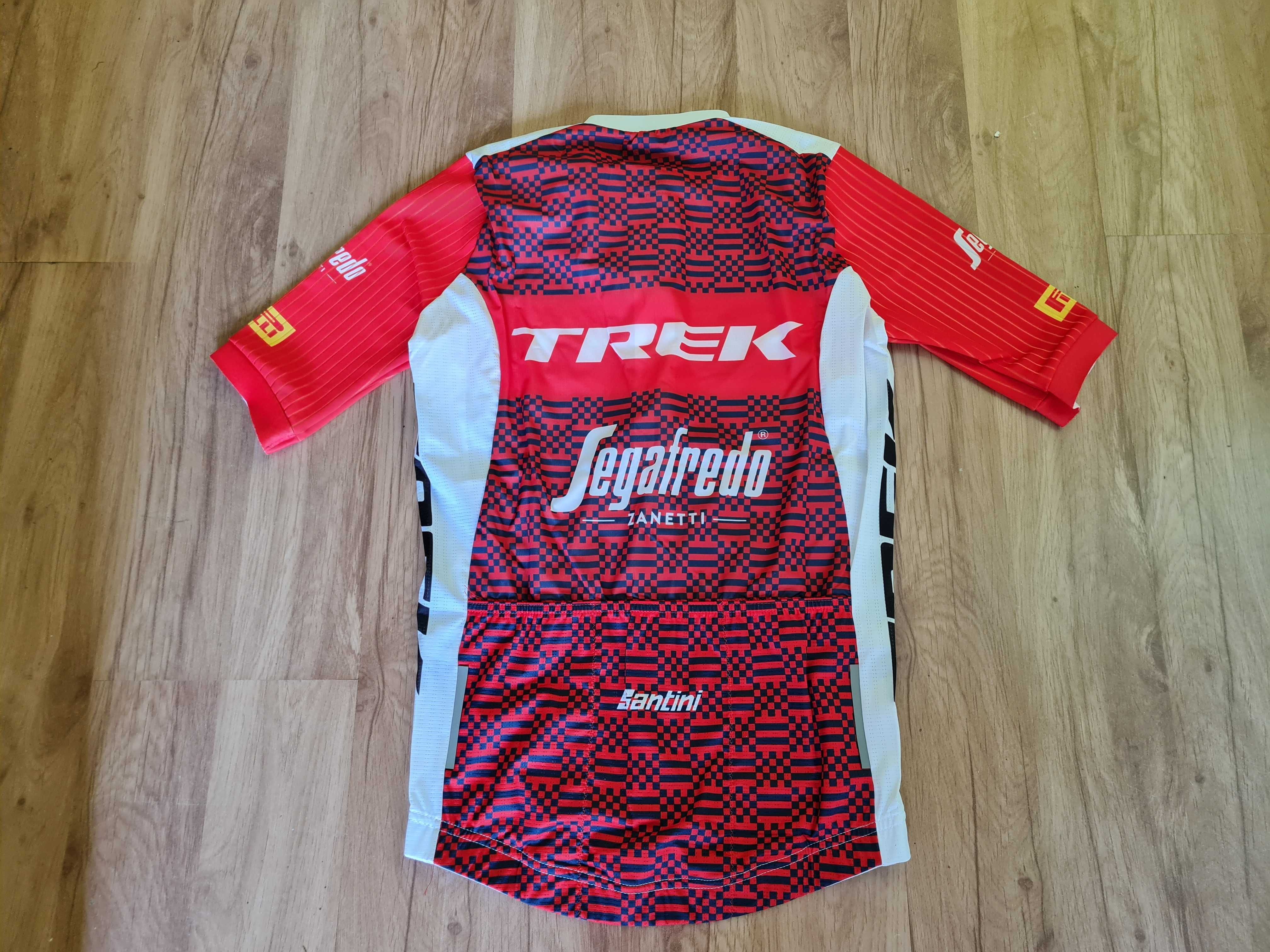 Trek Pro Team Segafredo Santini koszulka kolarska rowerowa  teamowa or