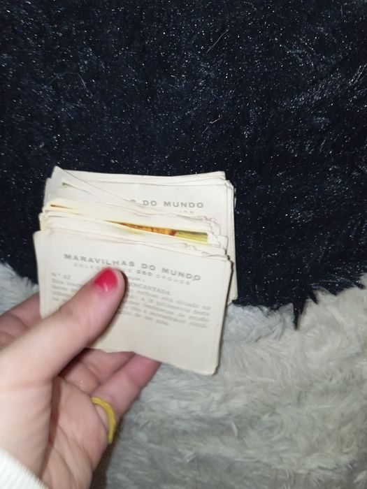 Cromos maravilhas do mundo só tenho estes