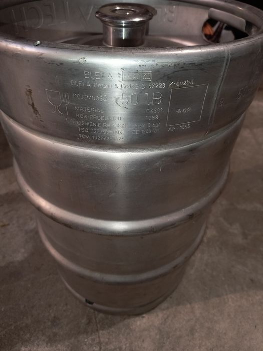 Beczka keg 50l po piwie