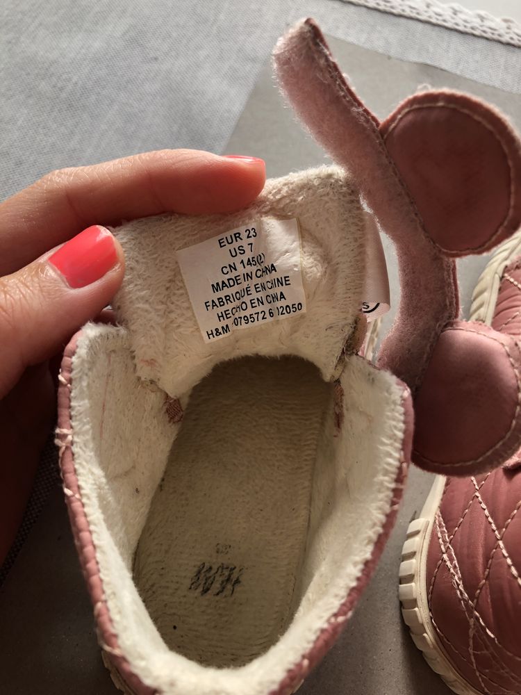 Buty niemowlęce dziewczęce H&M r. 23