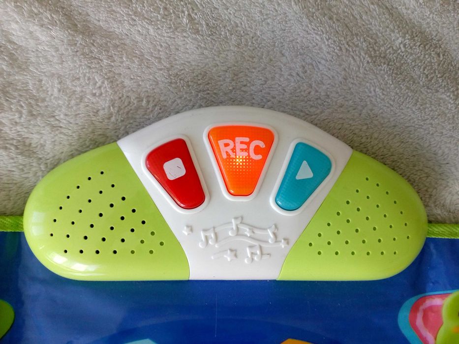 Mata muzyczna taneczna do tańca Smily Play nagrywająca pianinko