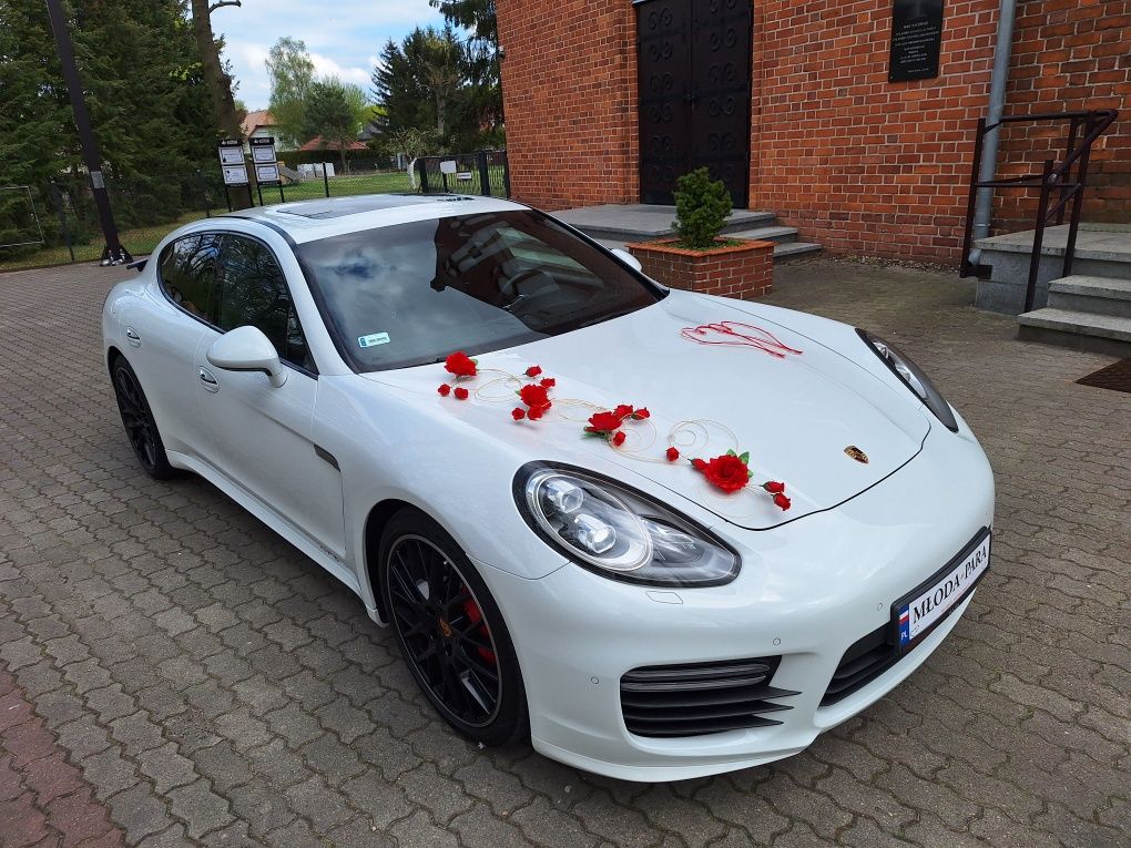 Samochód Auto do ślubu Porsche Panamera GTS