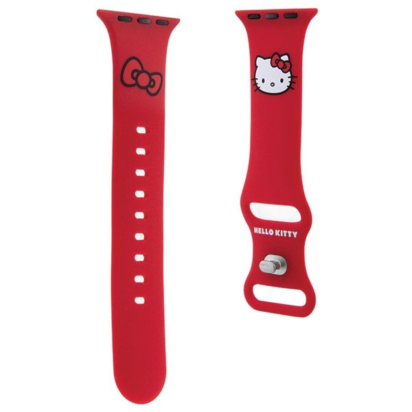 Hello Kitty Pasek HKAWMSCHBLR Apple Watch 38/40/41mm czerwony/strap