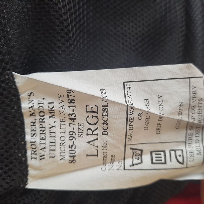 Komplet MK1 Micro LITE, NAVY LARGE.