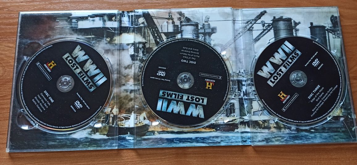 WWII Lost Films - Zaginione filmy z II Wojny Światowej box 3 płyt DVD