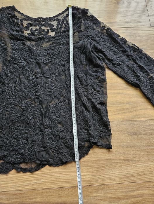 Bluzka koronkowa tiulowa r. S / M