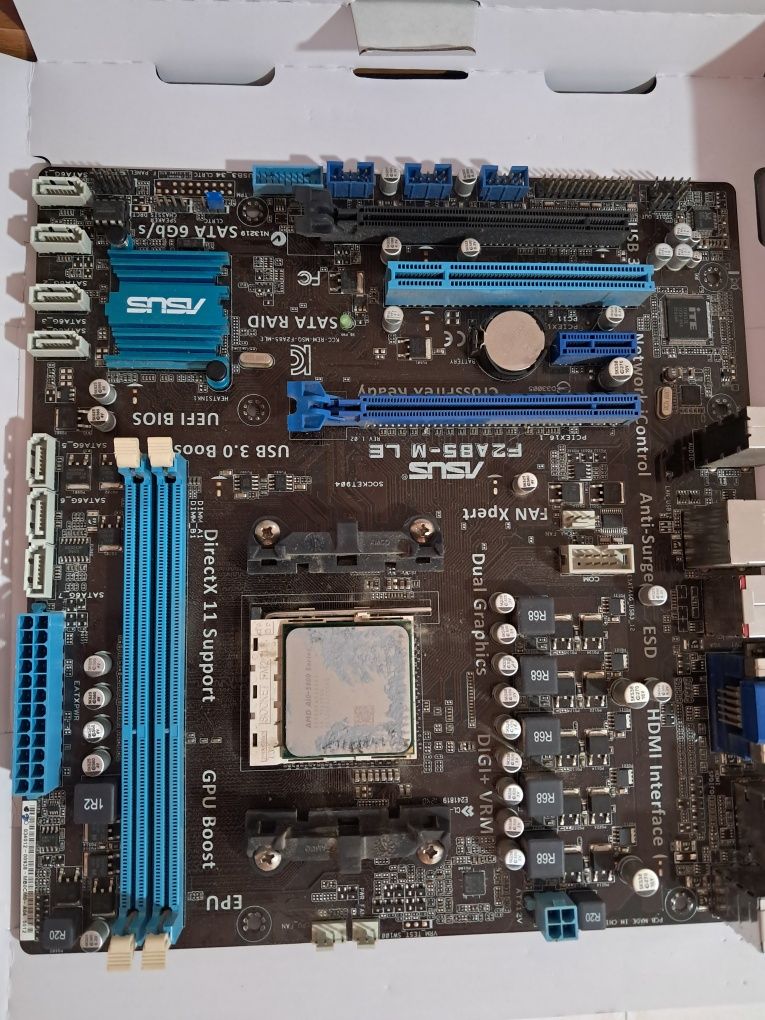 Asus-placa-mãe f2a85-m/cm1745/dp mb, soquete fm2 amd a85x ddr3 64gb
