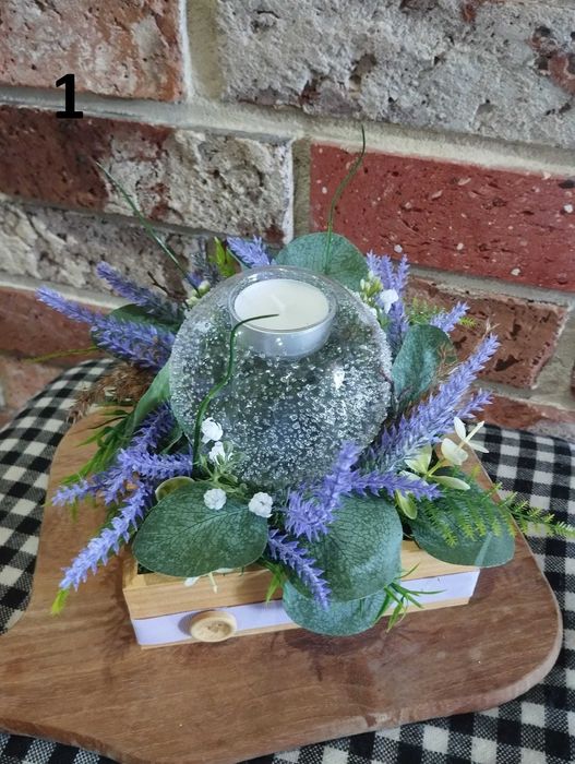 Stroik ozdobny ze świeczką - Rękodzieło