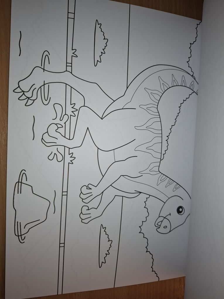 Kolorowanki Super Block Dinozaury
