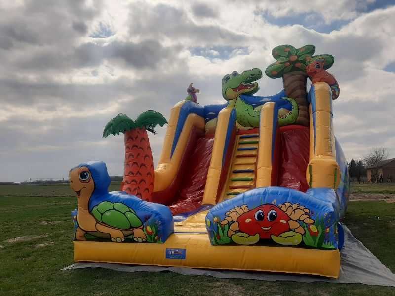 Dmuchańce, mega tory przeszkód 30 m, 18 m ,zjezdzalnie,  piana party