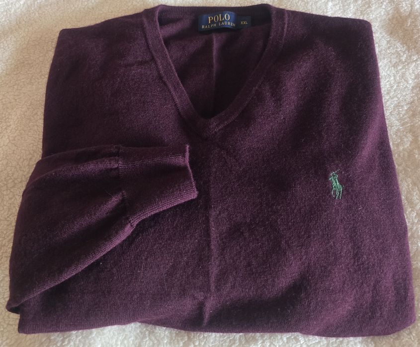 Sweter męski wełniany Ralph lauren XXL