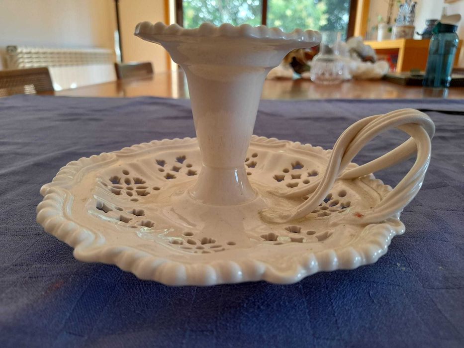 Suporte de velas em porcelana