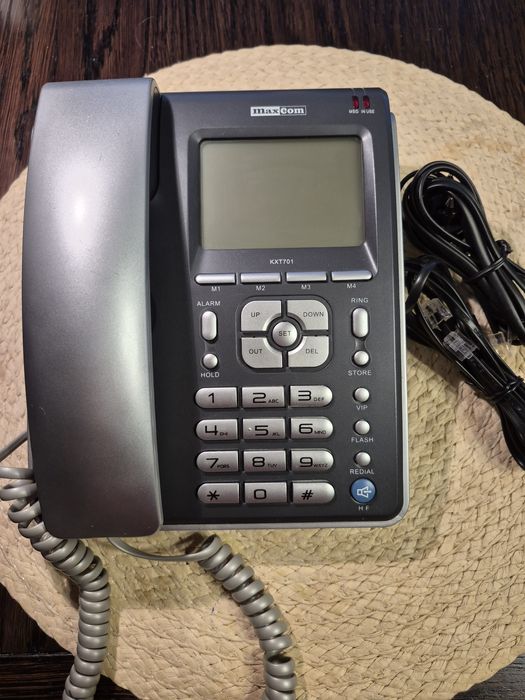 Telefon przewodowy z wyświetlaczem Maxcom KXT701 Niższa Cena