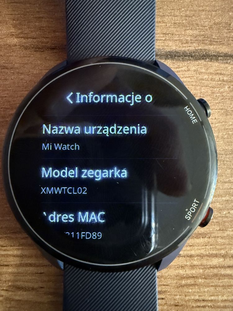 Smartwatch Xiaomi Watch xmwtcl02