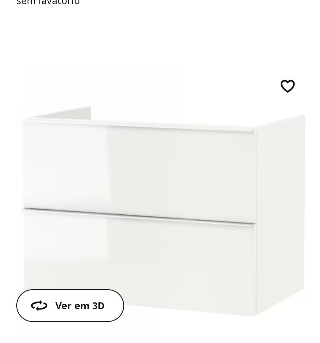 Armário Godmorgon IKEA para WC novo e embalado