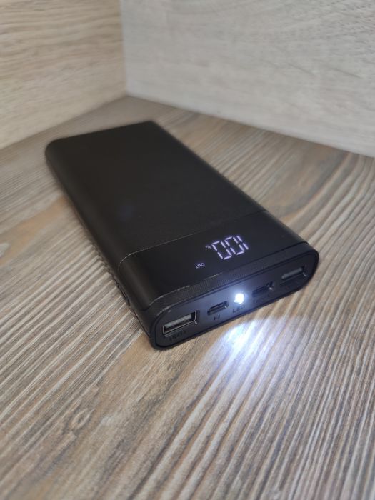 PowerBank 20.000mah QC 22.5W реальна ємкість, Повербанк Швидкa зарядкa