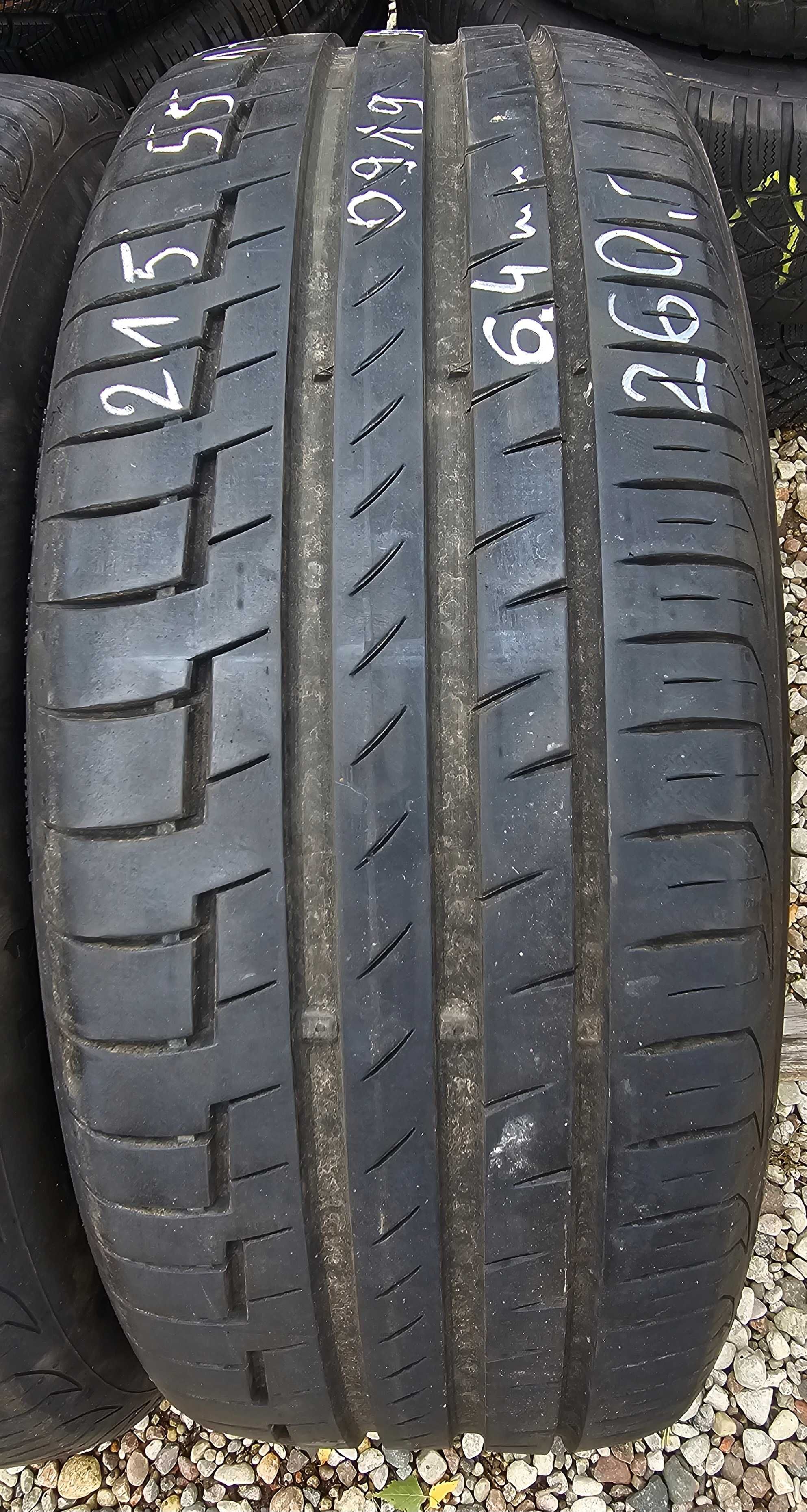 215/55R17 Continental Premium contact 6 Lato
