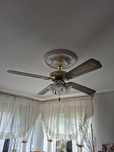 Lampy sufitowe z wentylatorem 2 szt
