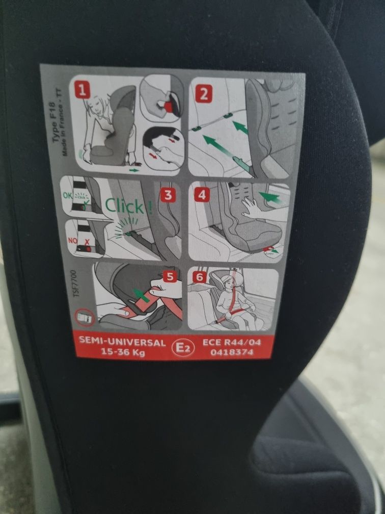 Cadeira auto 2/3