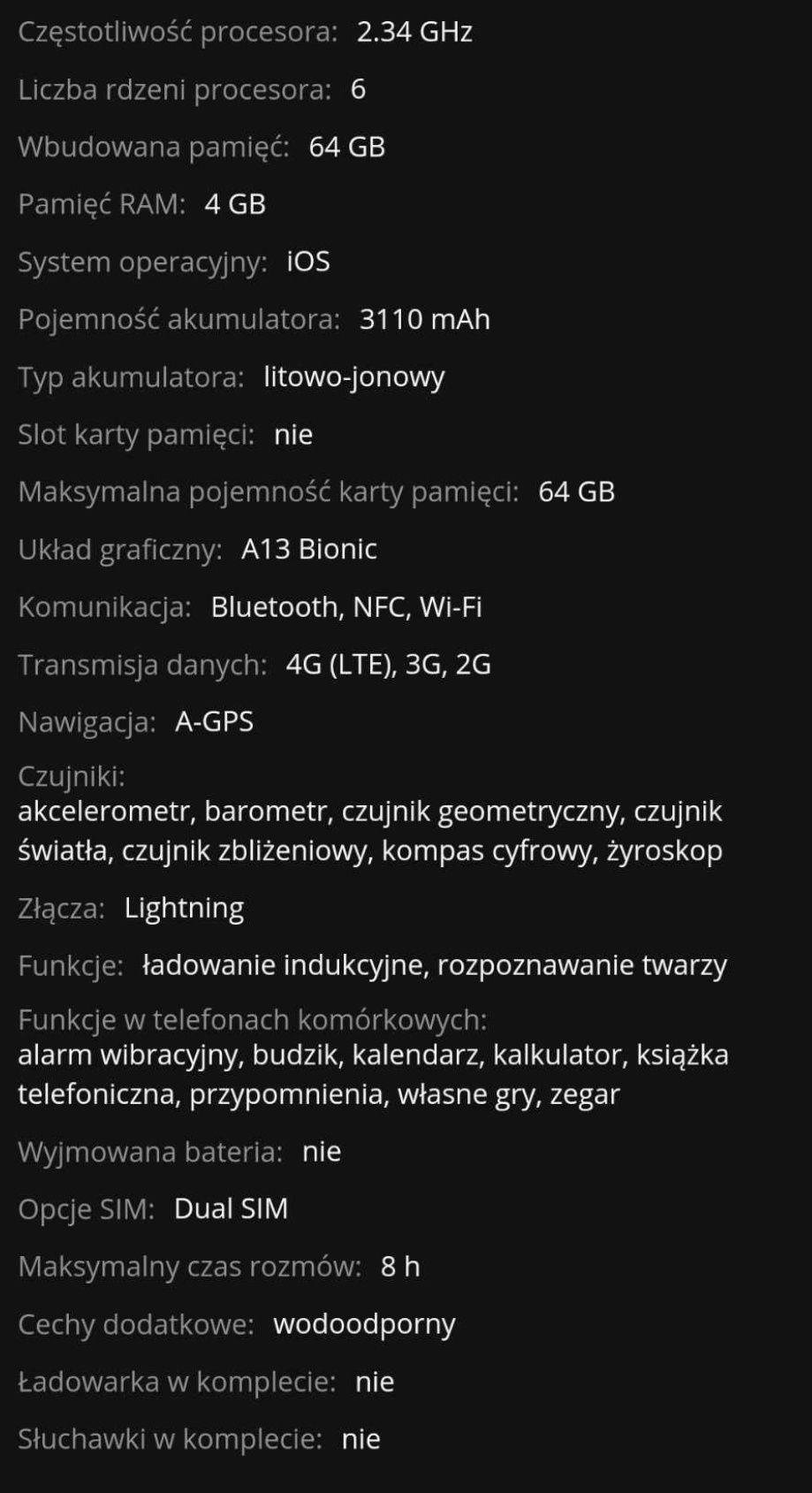 Iphone 11 igła stan blokada icloud