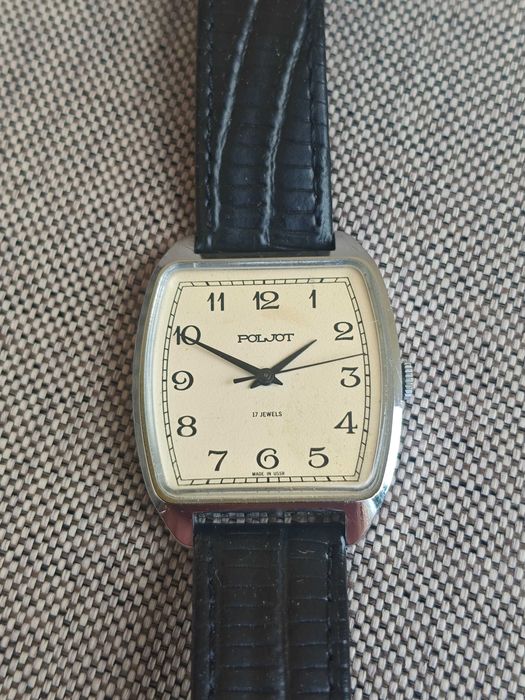 mało noszony WIELKA KOSTKA Poljot, mechaniczny zegarek nakręcany RETRO