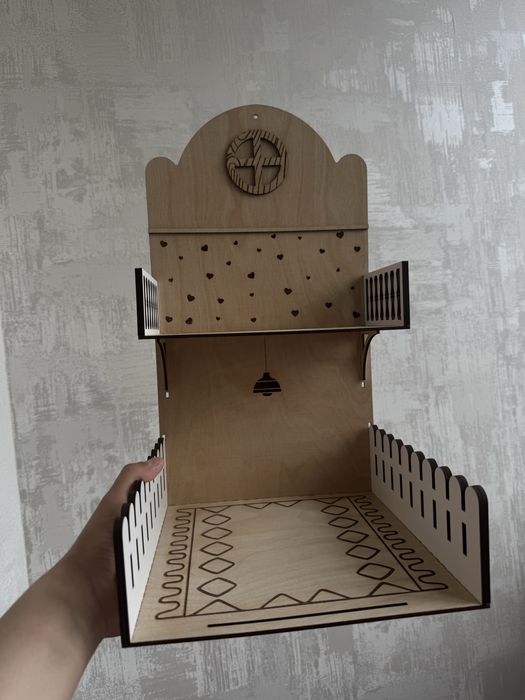 Ляльковий будинок деревʼяний для мишок