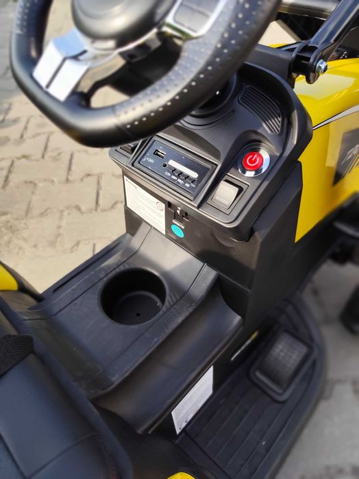 Wielki traktor-koparka na akumulator 24V z przyczepką – 720‑T  2–5 lat