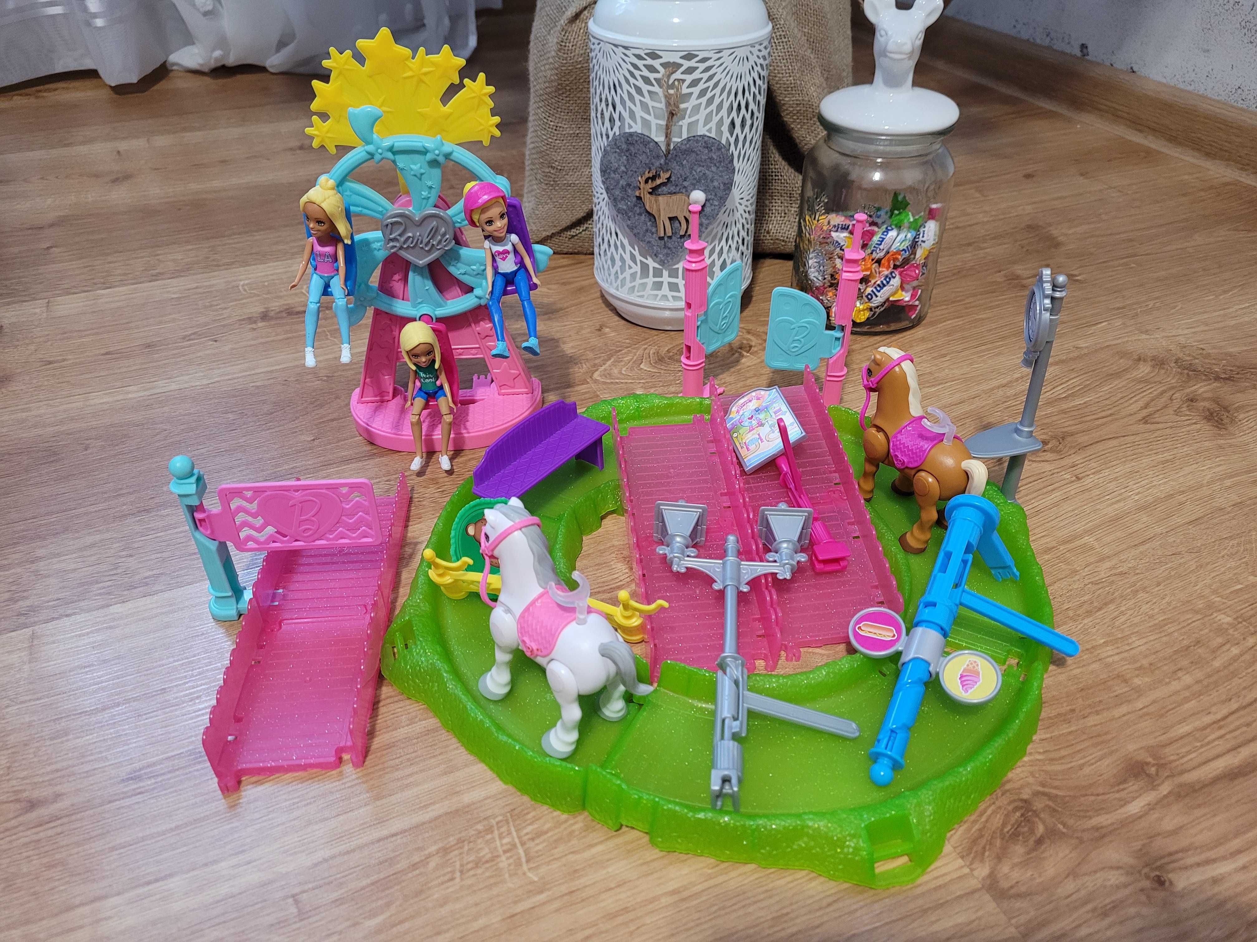 Barbie On The Go Wesołe miasteczko zestaw Mattel prezent święta