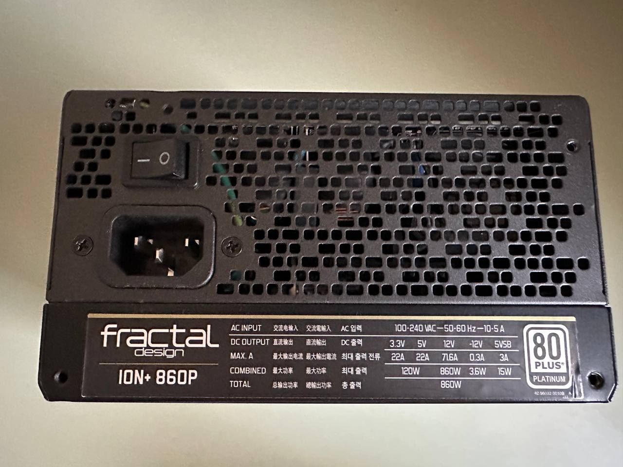Zasilacze komputerowy ATX Fractal Design ION+ 860W Platinum plus