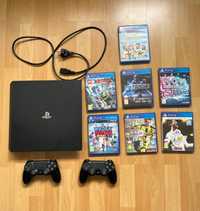 Konsola PlayStation 4 Pro+ 7 gier+ 2 pady