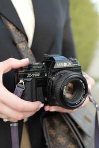 Плівкова камера Minolta X-700 з об'єктивом Minolta MD 50mm f2.0